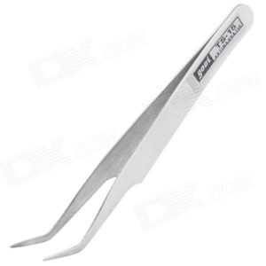 Stainless Steel Anti-Static Angle Tweezer
