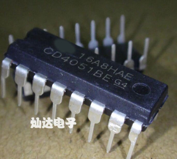 4051 "Single 8-channel Multi./Demultiplexer"