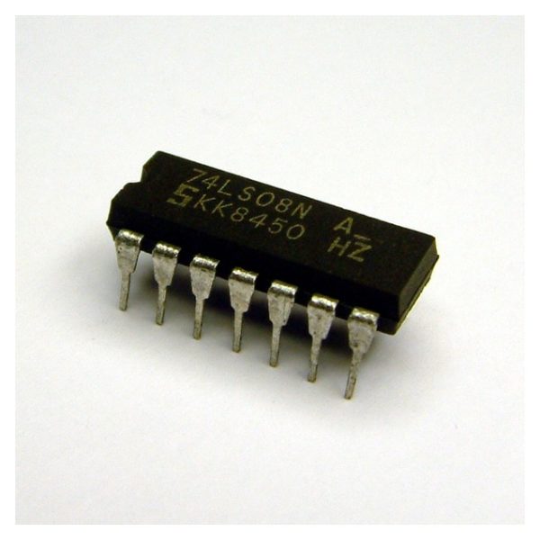 7408 "Quadruple 2-input AND gates"