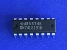 74191 "Presettable synchronous 4-bit binary up/down counter"