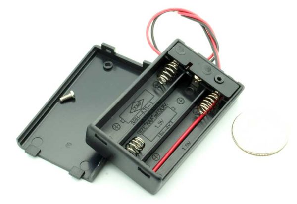 3X AA Battery Holder with Cover and ON/OFF Switch