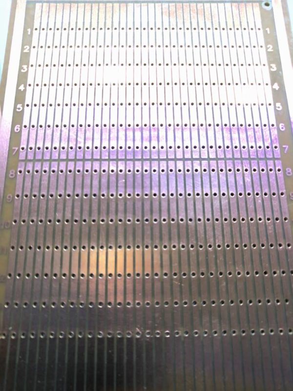 PCB 10x15 cm holes connected