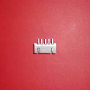 PW-M- 5 pin "Polarized Male on PCB"