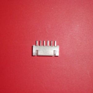 PW-M- 6 pin "Polarized Male on PCB"