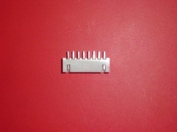 PW-M- 8 pin "Polarized Male on PCB"