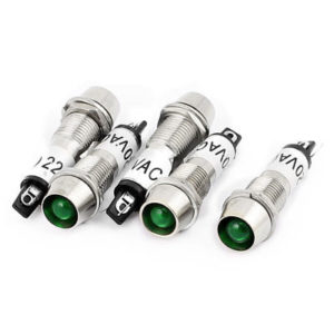 LED green with metal cap 220vac
