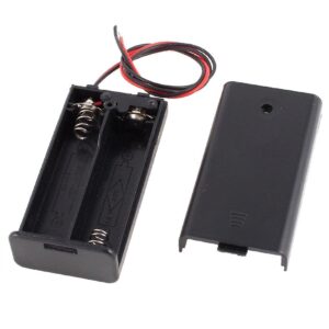 2X AA Battery Holder with Cover and ON/OFF Switch