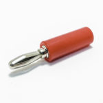 Banana Plug 4 mm – male – Red Color