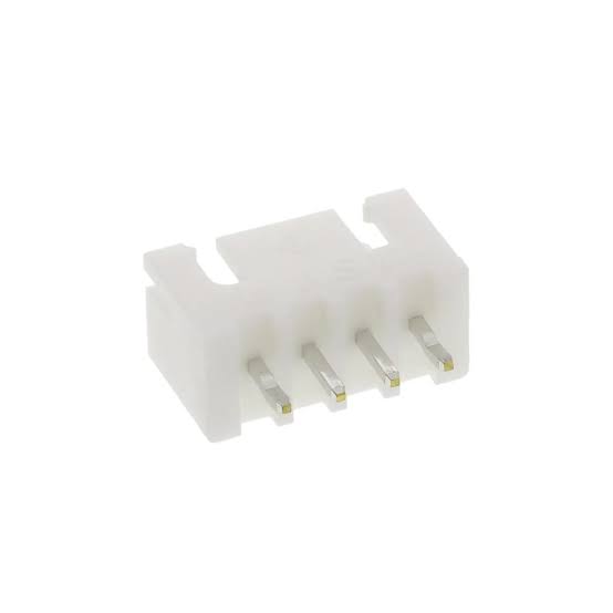 PW-M- 4 pin JST "Polarized Male on PCB"