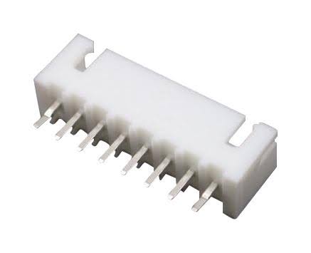 PW-M- 8 pin JST "Polarized Male on PCB"