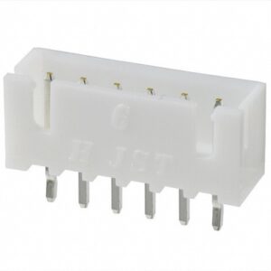 PW-M- 6 pin JST "Polarized Male on PCB"