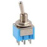 Mini Toggle Switch 6 Pins-SPDT-ON-OFF-ON 6A/125V AC