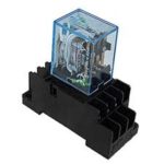 Relay 220Vac Coil 14pin + Socket