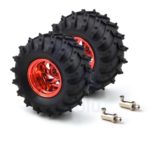 Robot Tires 120x60mm + Metal Coupler – Off Road (2 Wheel Set)- used