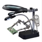 Magnifier With Alligators Holders & Solder Iron Stand TE-800