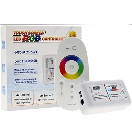 Touch Remote LED RGB Controller 12-24VDC - 18A